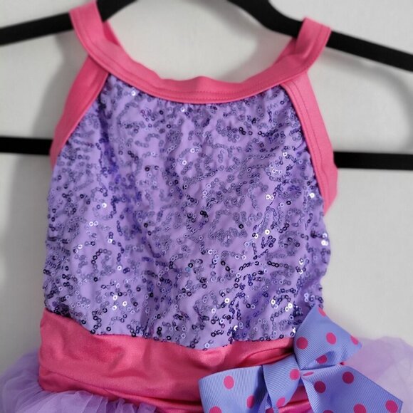 Beautiful Girls Pink and Purple Dress costume Size 4-5 - Picture 3 of 7